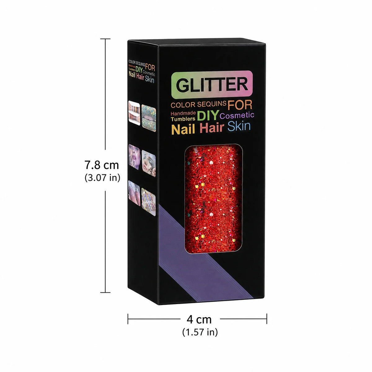 Fine Gold Foil Glitter Flakes – Body, Face, Nails & DIY Crafts Craft Glitter Flakes Qme