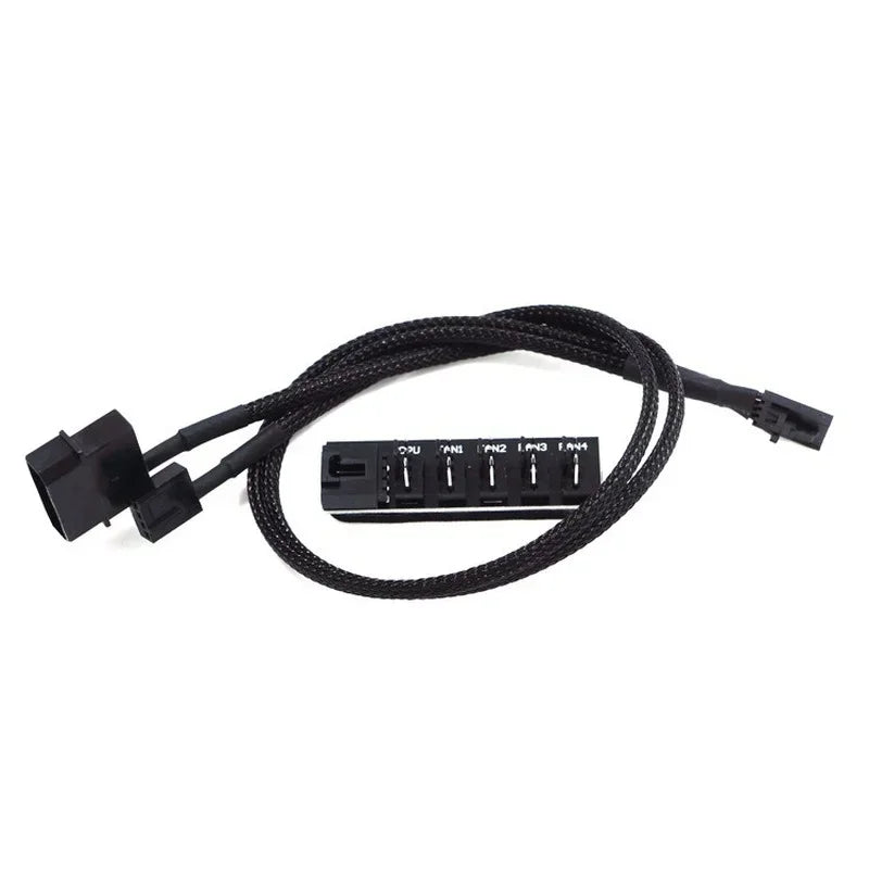 8-Port 4-Pin PWM Fan Hub Splitter Regulator 12V CPU PWM Fan Hub Qme