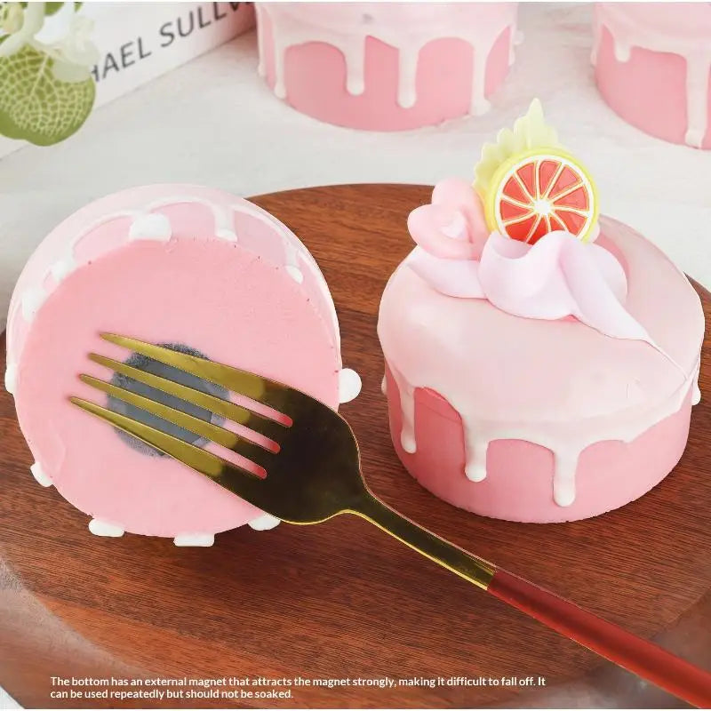 Fake Cake Simulation Prop – Realistic Food Model Decor Simulation Food Prop Qme