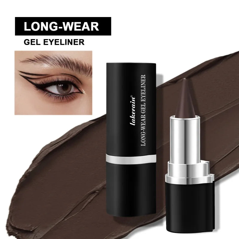 Matte Tapered Eyeliner Stick – Waterproof Long-Lasting Gel Pen Eyeliner Stick Qst