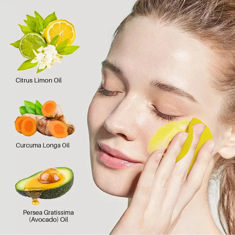 Turmeric & Kojic Acid Cleansing Pads – Exfoliate & Balance Skin Facial Cleansing Pads Qst
