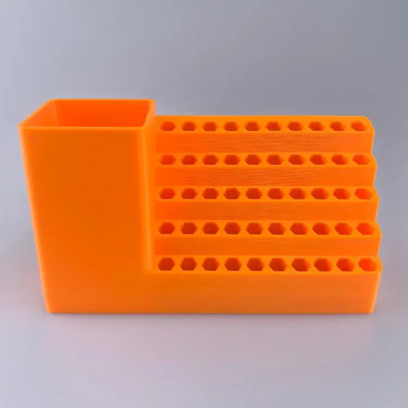 Aluminum Screwdriver Bit Organizer – Hex Shank Holder Stand Bit Organizer Stand Qme 1pcs