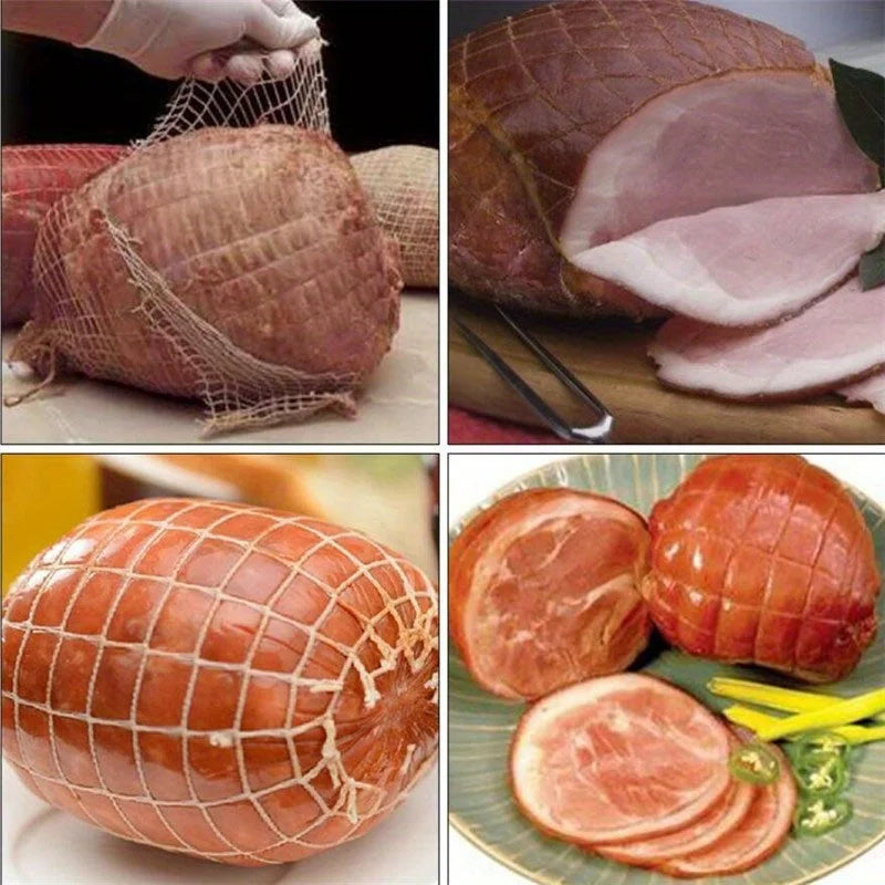 Elastic Meat Netting Roll – Sausage, Ham, Beef & Hot Dog Meat Netting Roll Qme