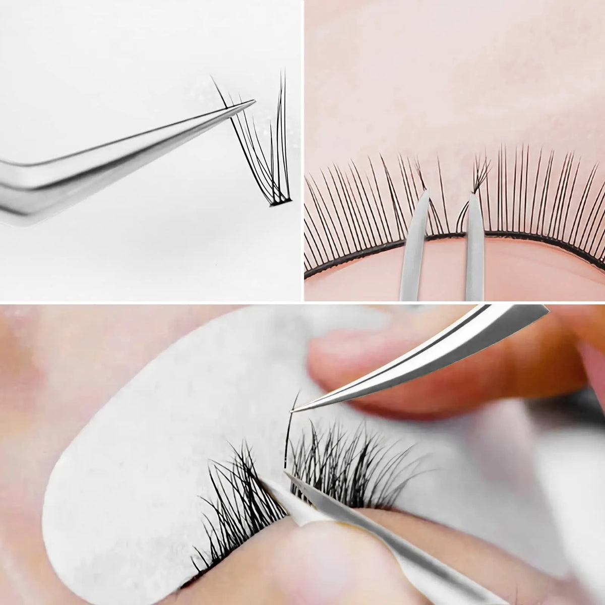 Qme Volume Tweezers Eyelash Extensions 3D 6D 10D Lash Fan Lash Extension Tweezers Qme