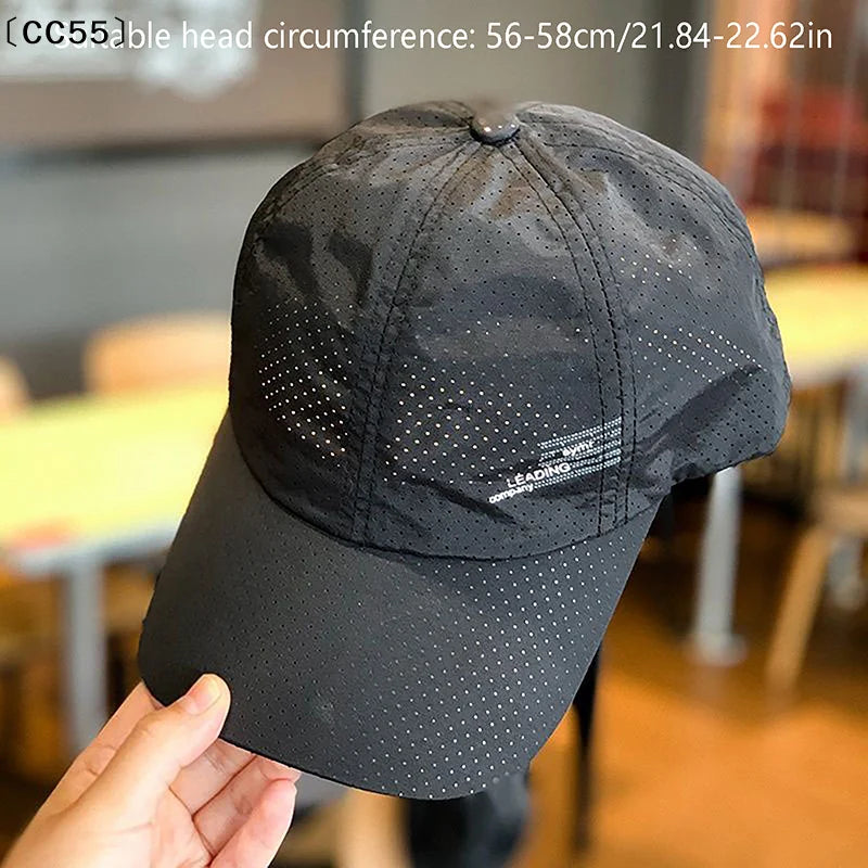 Quick Dry Mesh Baseball Cap – Breathable Outdoor Sports Hat Baseball Cap Qst