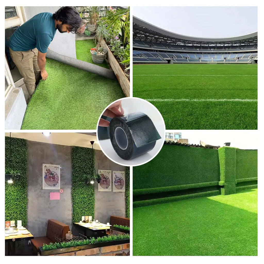 Double-Sided Artificial Turf Seam Tape – Self-Adhesive 5cm×5M Turf Seam Tape Qme