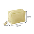 Nylon Mesh Zipper Cosmetic Pouch – Multipurpose Travel Bag Cosmetic Pouch Qme green