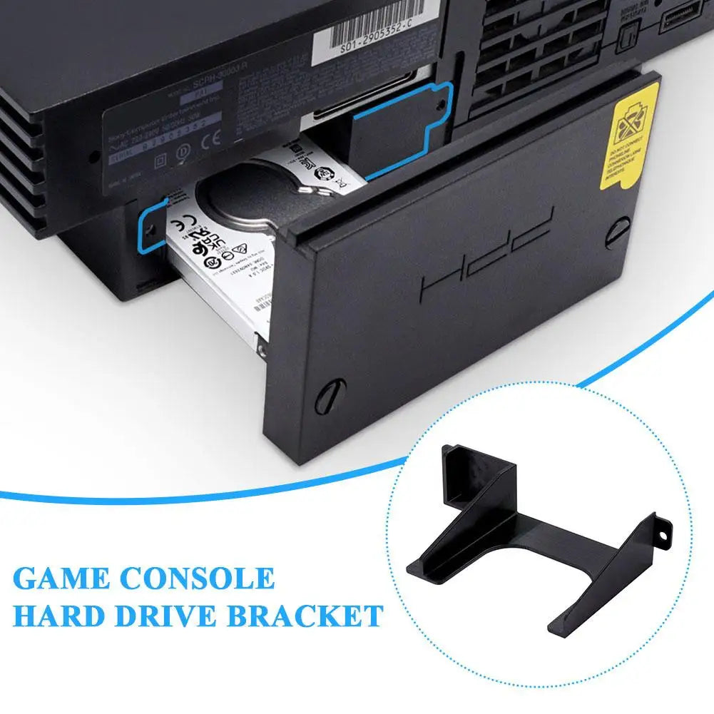 3D Printed 2.5" HDD SSD Bracket Holder for PS2 Game Console HDD SSD Drive Bracket Qme