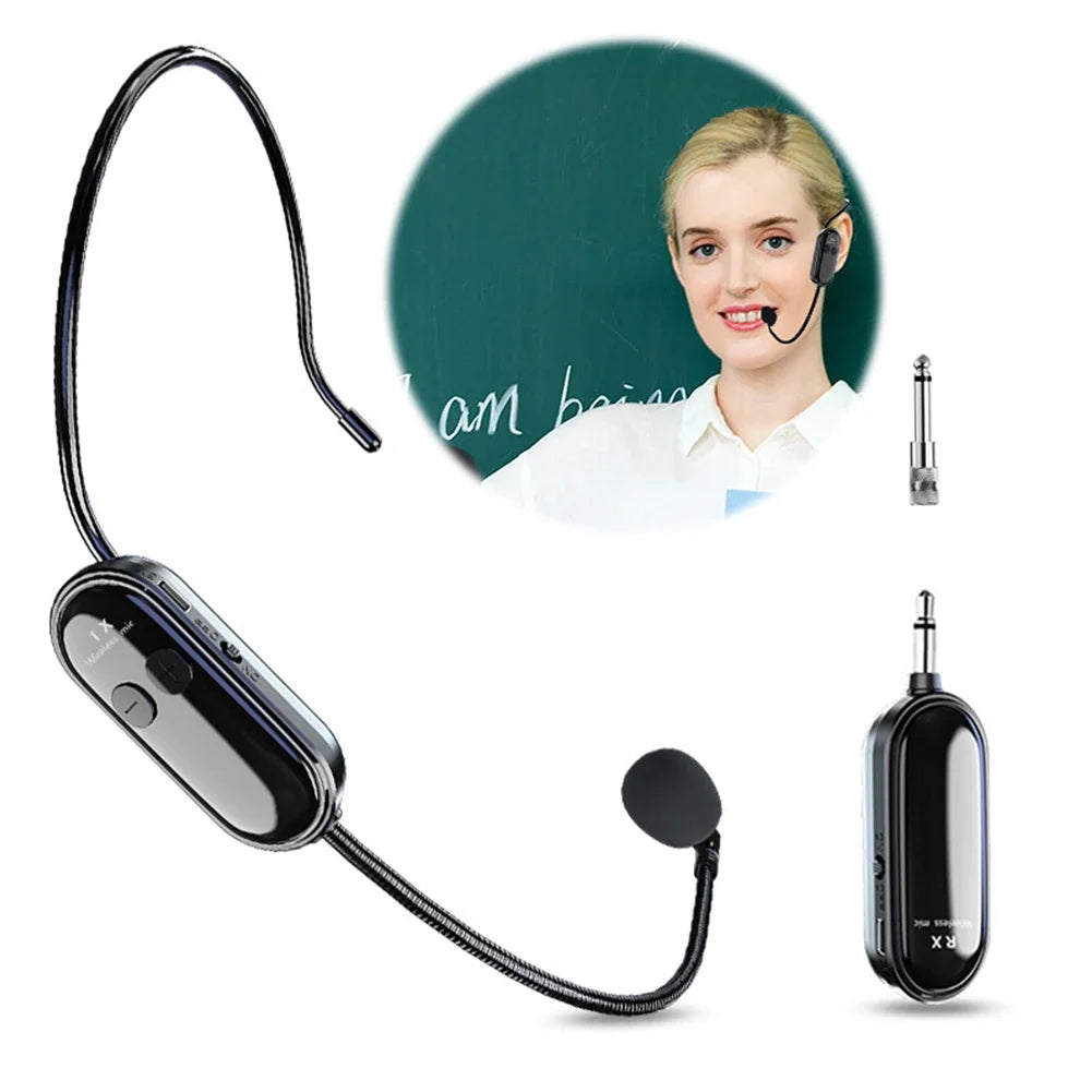 2.4G Wireless Headset & Handheld Microphone System – Long Range Wireless Microphone System Qme