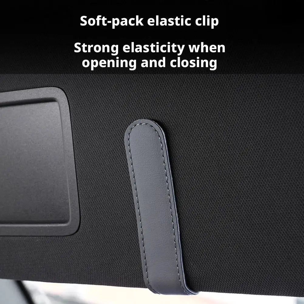 Car Sun Visor Sunglass Holder Clip | Auto Eyeglass Organizer Visor Sunglass Holder Qme