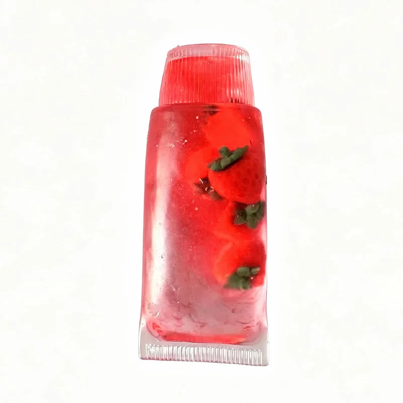 Fruit Squishy Toothpaste Slow Rising Fidget Sensory Toy Squishy Fidget Toy Qst red