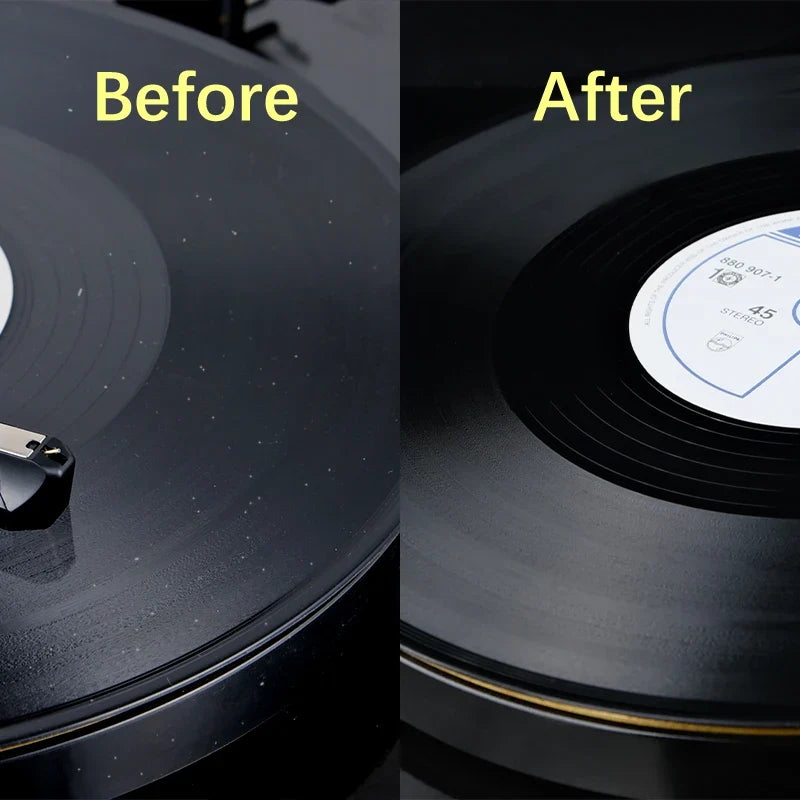 Anti-Static Vinyl Record Cleaning Brush for LP, CD & Albums Record Cleaning Brush Qme