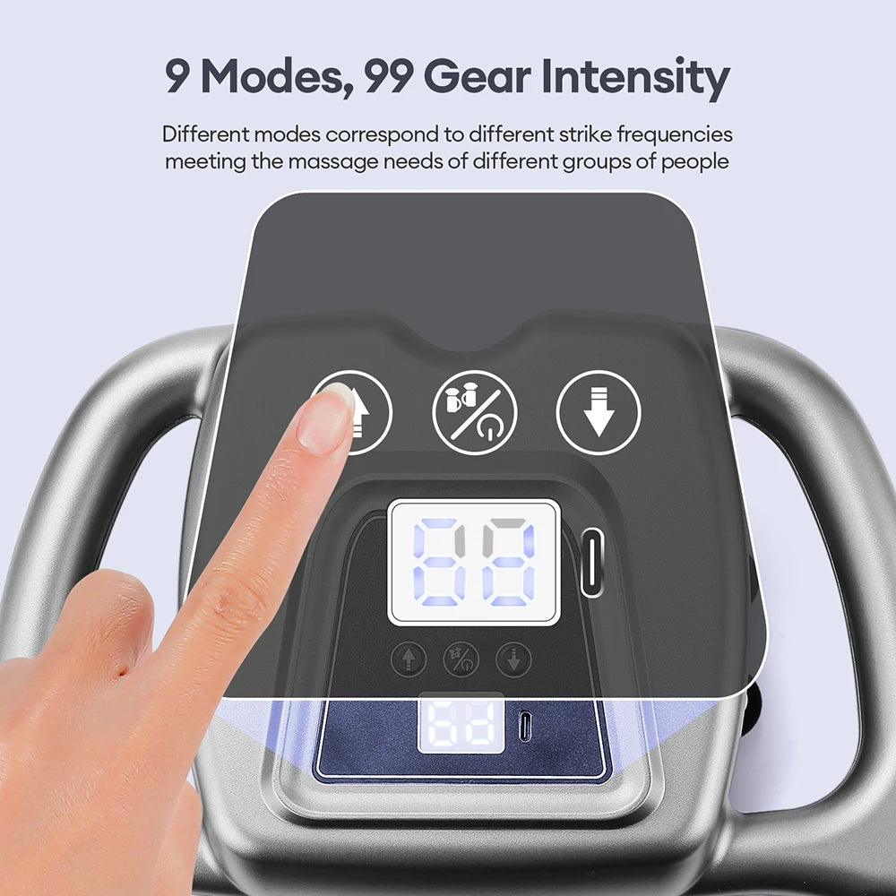 24-Head Fascia Gun – 99 Levels Full Body Massage Gun Fascia Massage Gun Qst