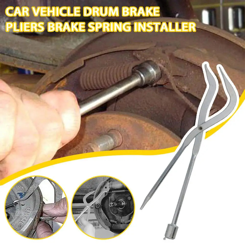 Drum Brake Shoe Return Spring Repair Tool – Vehicle Disassembly Brake Repair Tool Qme