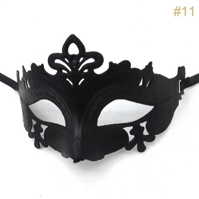 Vintage Masquerade Half Face Mask – Halloween & Party Costume Costume Mask Qst N11
