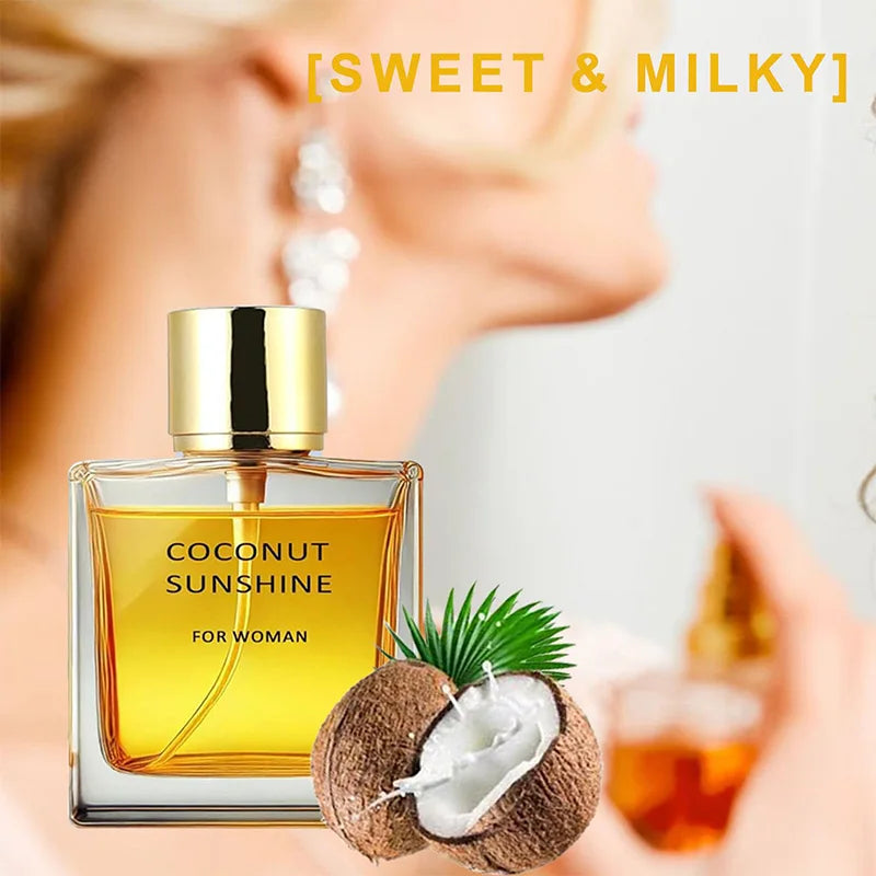 Coconut Vanilla Women's EDT Spray 60ml – Fresh Fruity Perfume Women's Eau de Toilette Qme