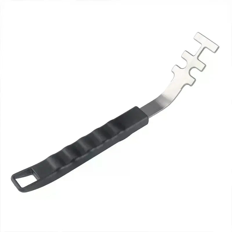 Universal Grill Grate Lifter Tool | Stainless Steel Cast Iron Grid Grill Grate Lifter Qme