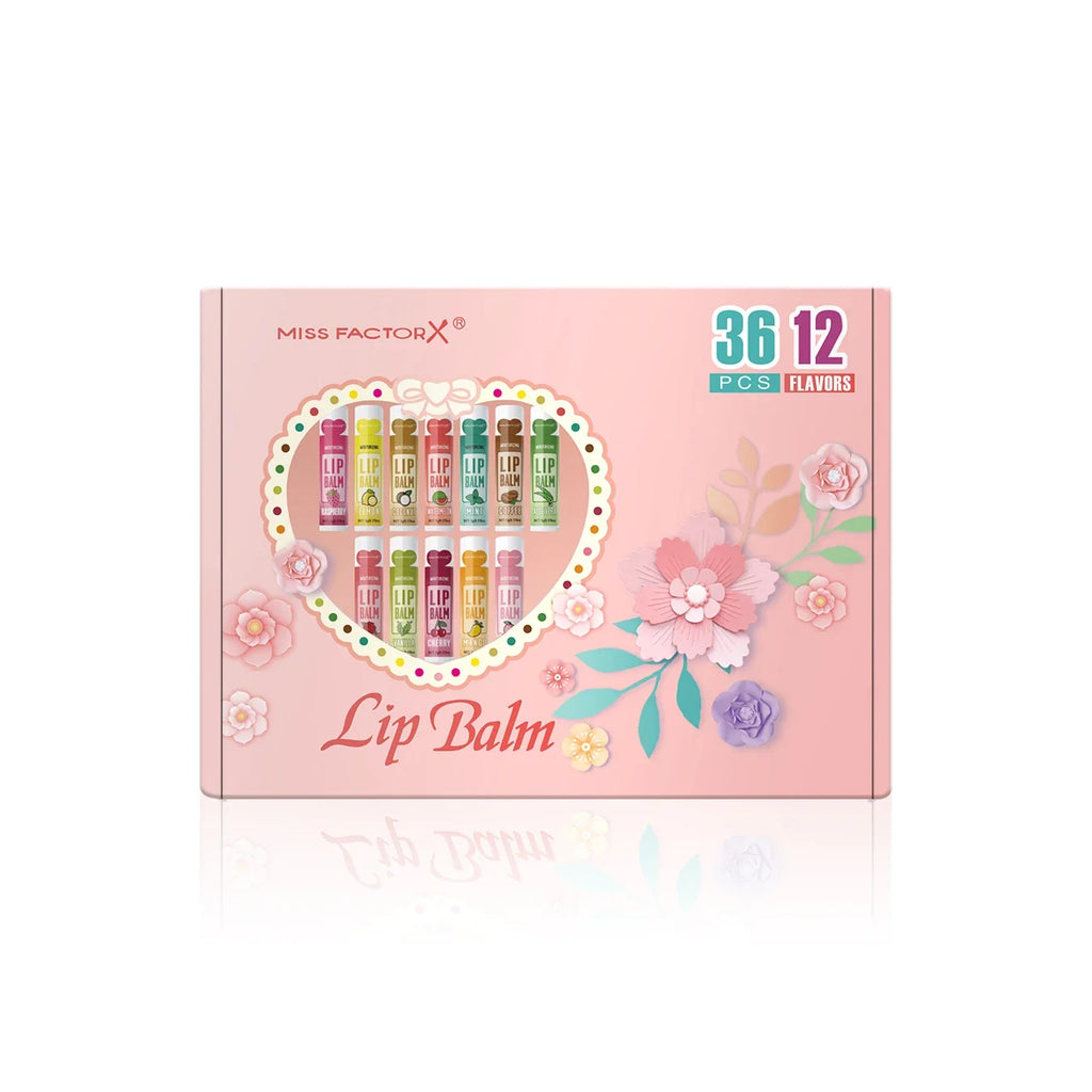 36-Piece Moisturizing Brightening Lip Balm Set | Party Gift Lip Balm Set Qme 36PCS Lip Balm set