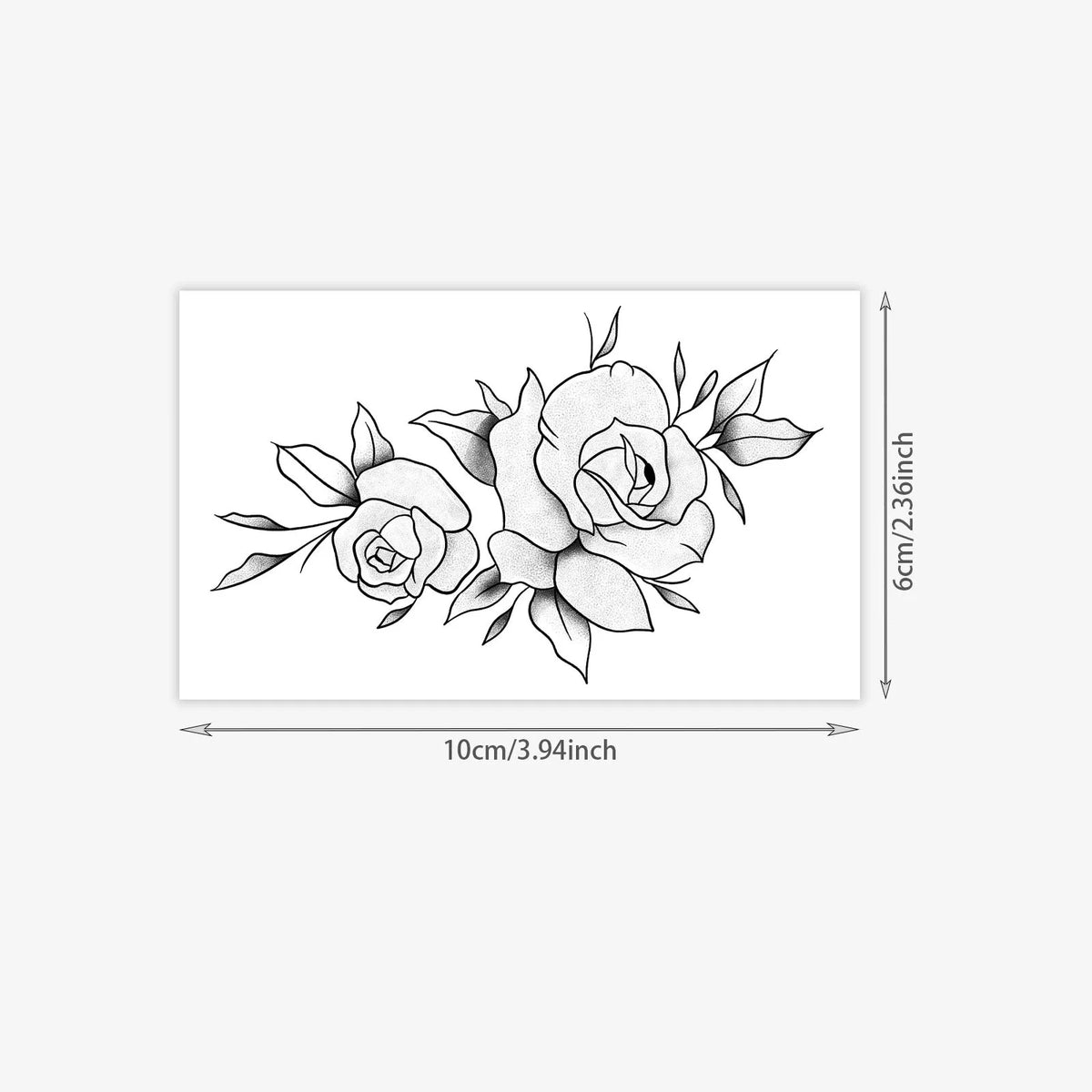 Minimalist Leaf Vine Temporary Tattoo Sticker – Waterproof Fine Line Temporary Tattoo Sticker Qme LX-1004
