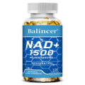 NAD+ & Resveratrol Supplement – Energy, Focus & Memory | 120 Caps NAD+ Supplement Qst 120 count-1 bottle