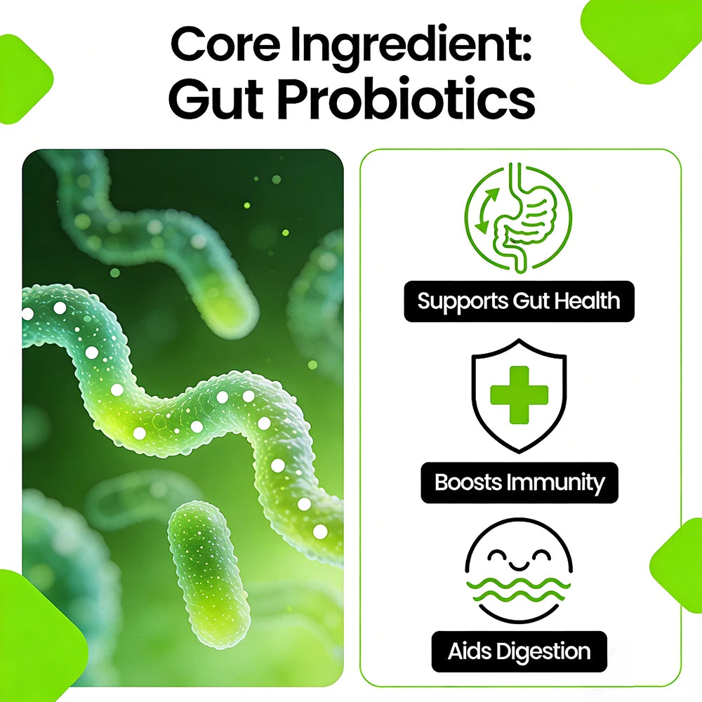 ZENVITALIZE Probiotic 621M CFU + Prebiotics & Digestive Enzymes Probiotic Supplement Qst
