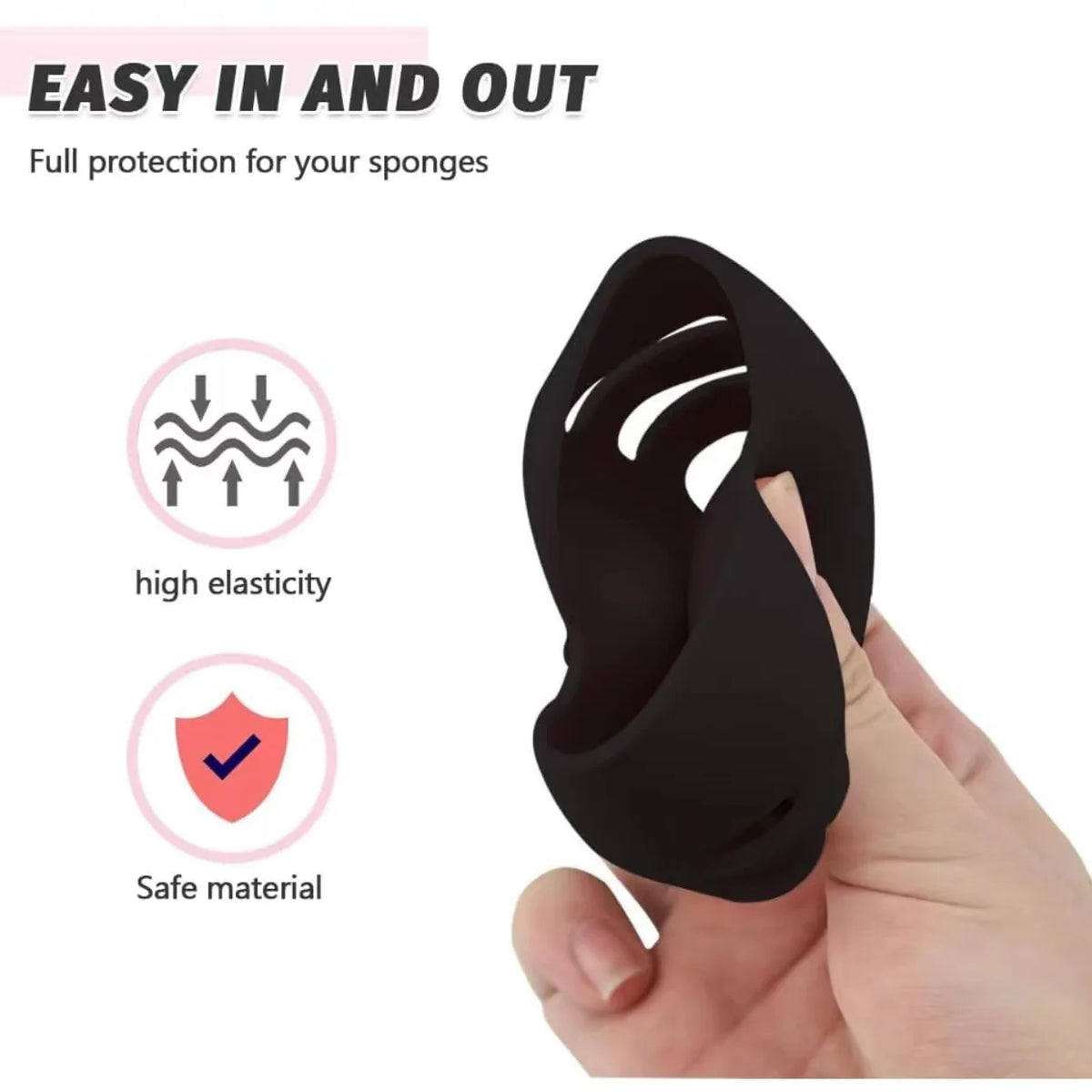 Silicone Makeup Sponge Holder | Eco-Friendly Beauty Storage Makeup Sponge Holder Qme