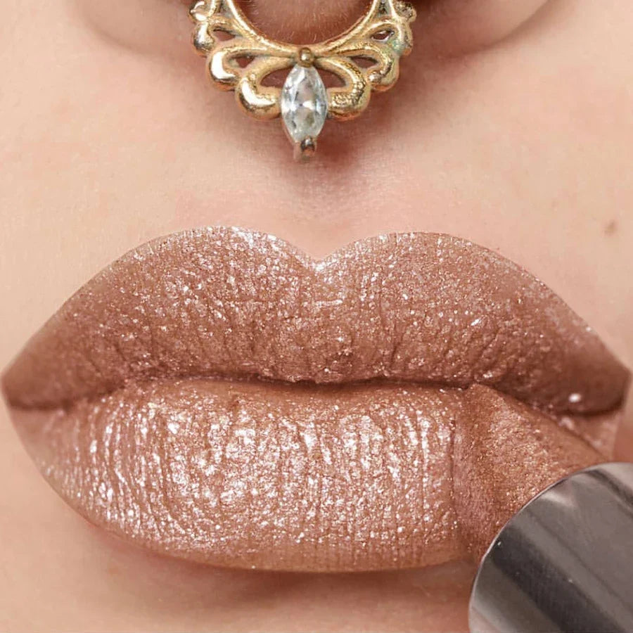 21Colors Glitter Metallic Lipstick – Pearlescent Shiny Lip Metallic Lipstick Qme