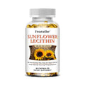 Sunflower Lecithin 1200mg – Non-GMO Lactation Support Capsules Lecithin Supplement Qst 60 count-1 bottle