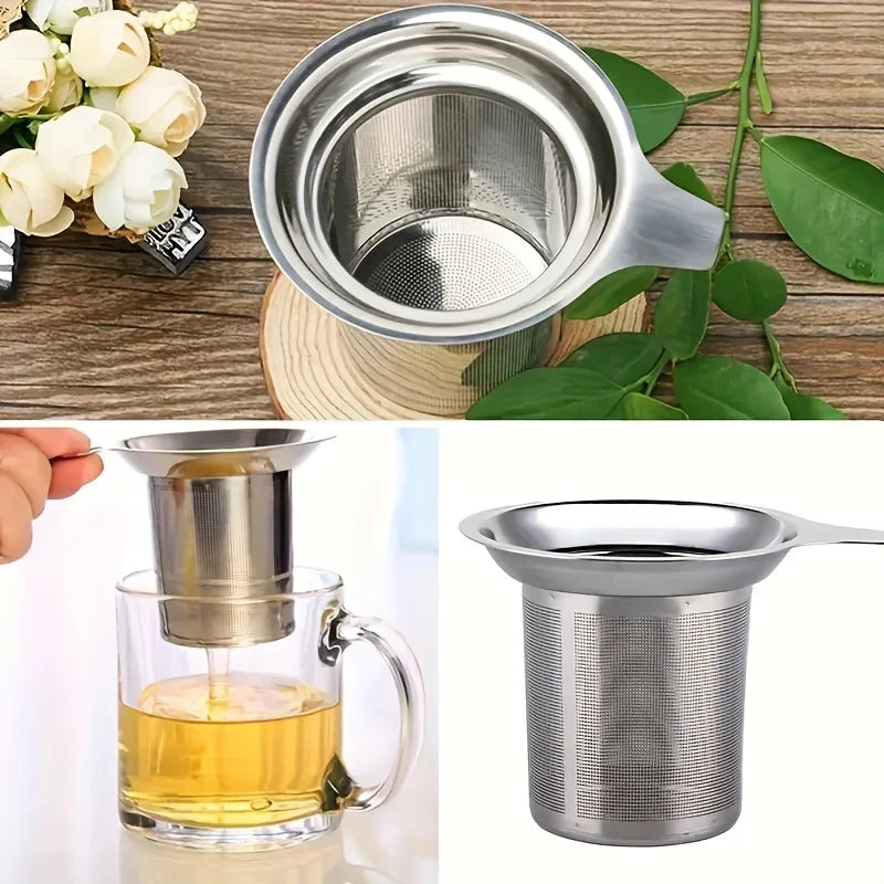 Stainless Steel Single Mesh Tea Filter Infuser Strainer Tea Infuser Strainer Qme