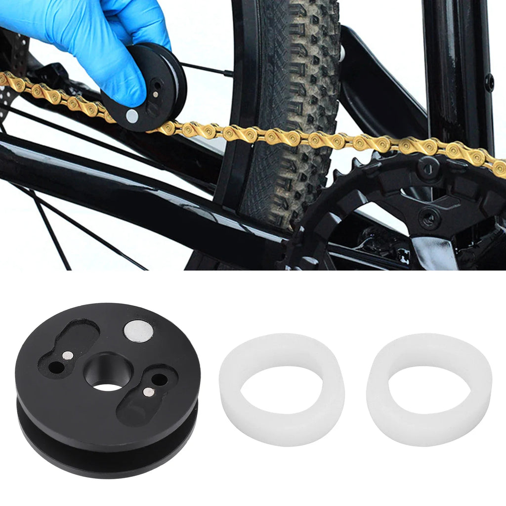 Bike Chain Roller Tensioner & Cleaning Tool – MTB & Road Bike Maintenance Tool Qme