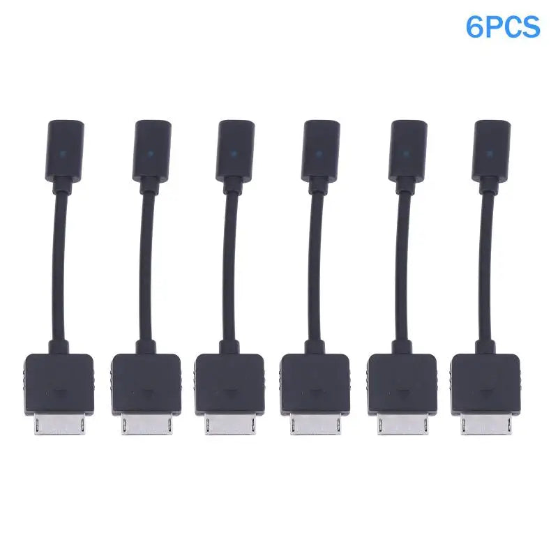 USB-C LED Charging & Data Adapter Cable for Game Console USB-C Adapter Cable Qme 6PCS