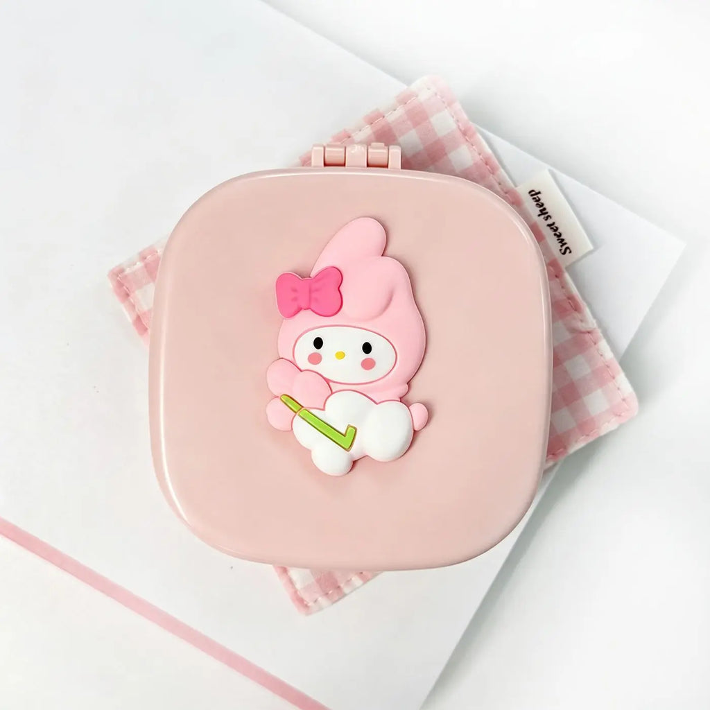 Hello Kitty Kuromi Portable Jewelry & Makeup Storage Box Jewelry Storage Box Qme 1