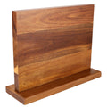 Magnetic Knife Block Holder – Acacia Wood Double-Sided Rack Magnetic Knife Block Qst M-DJ24123A