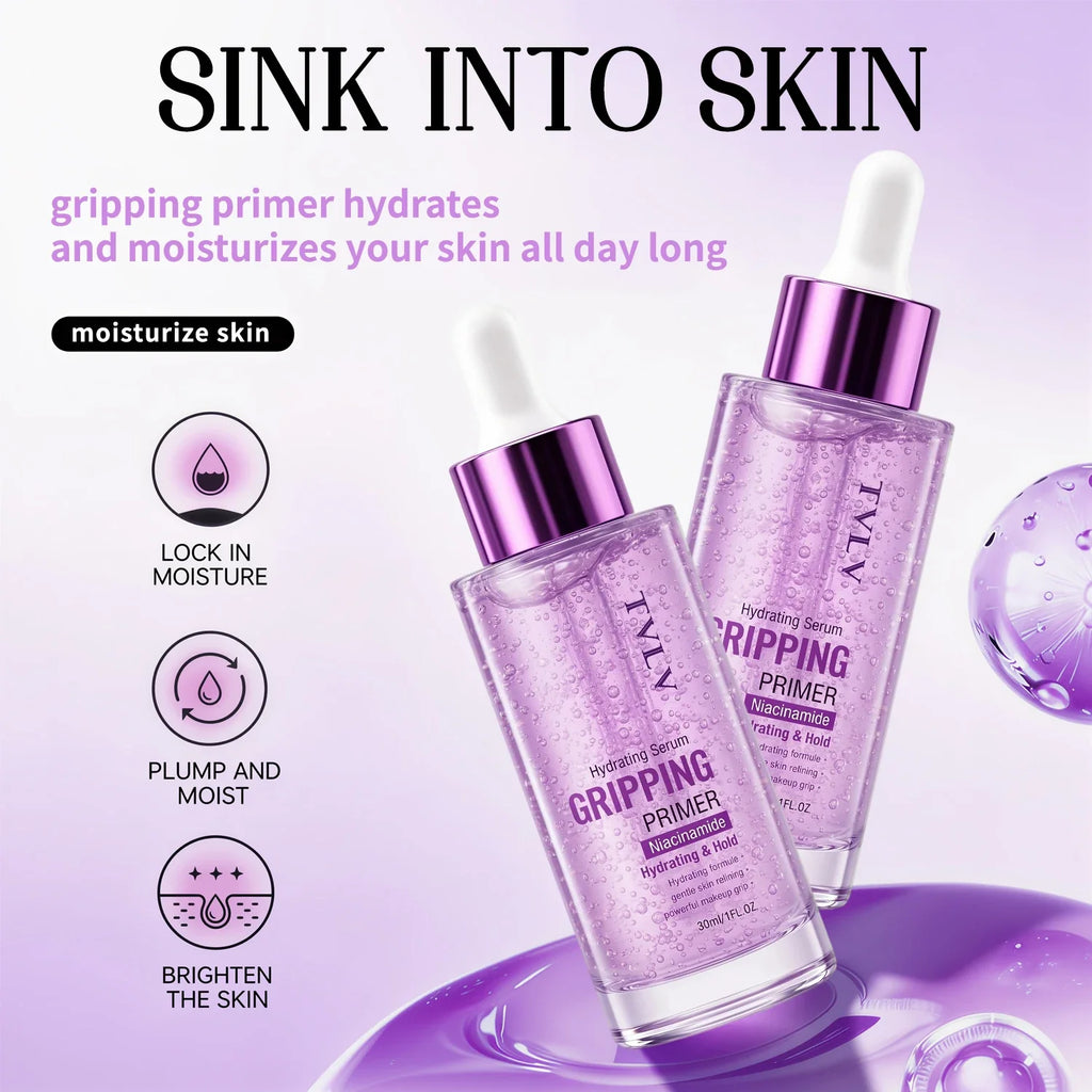 Qme Hydrating Serum Gripping Primer – Waterproof & Durable Face Primer Qme