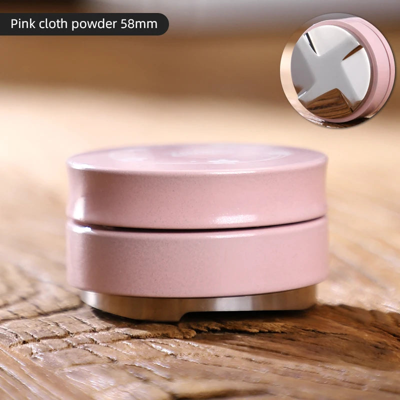 Bincoo Pink 4-Piece Espresso Tamping Mat & Jug Set 51/58mm Espresso Tamping Set Qst distributor-58mm
