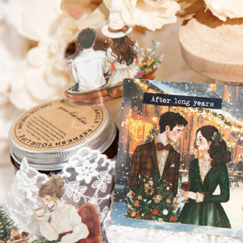 Wedding Stickers 30 Sheets – Romantic Couple Scrapbook & Journal Craft Sticker Set Qme
