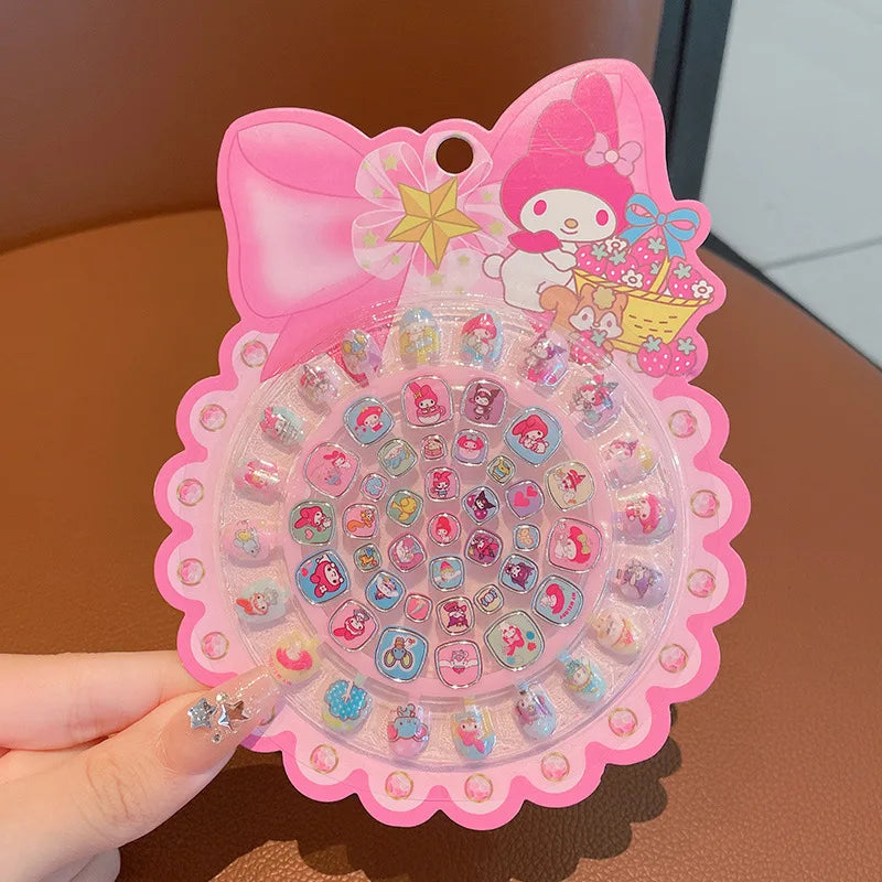 Kuromi Hello Kitty Nail Art Stickers – Non-Toxic Resin Nail Art Stickers Qme 2