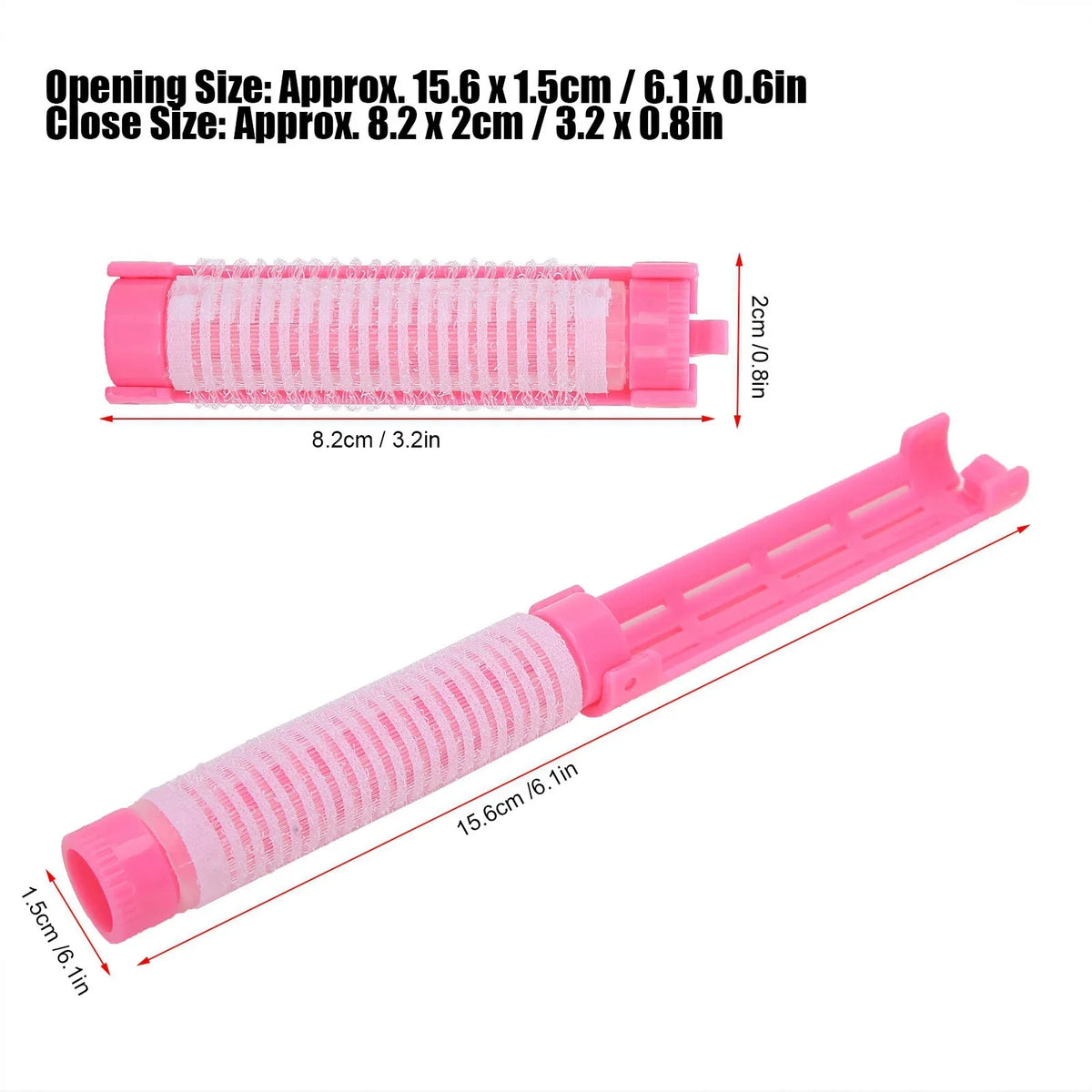 Hair Perm Rods Roller Curler Set – Metal Perming Styling Tool Hair Perm Rods Qme