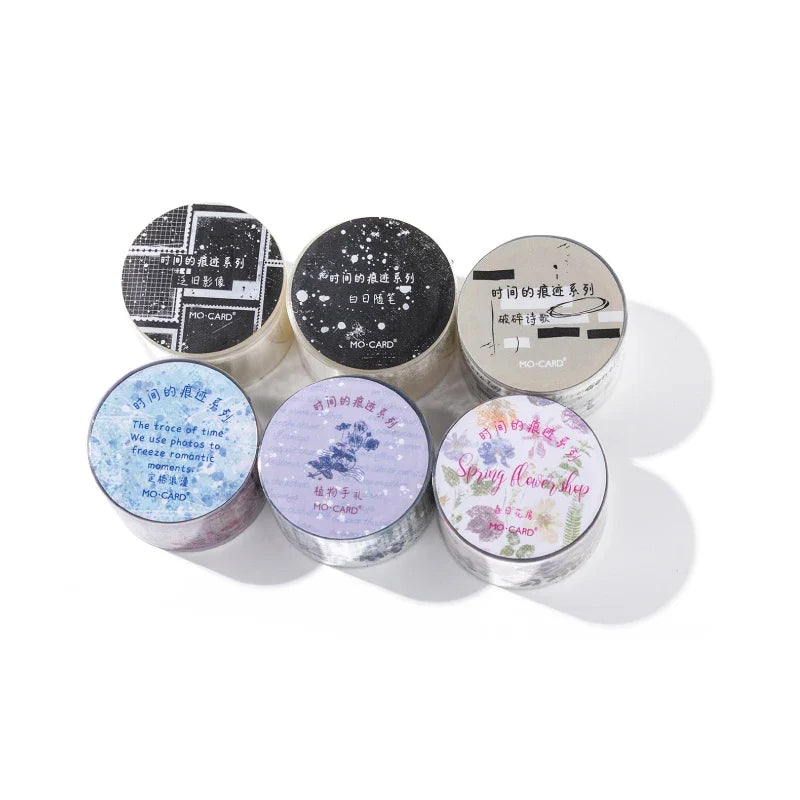 PET Washi Tape 25mm×2m | Decorative Scrapbooking Labels Decorative Craft Tape Qme