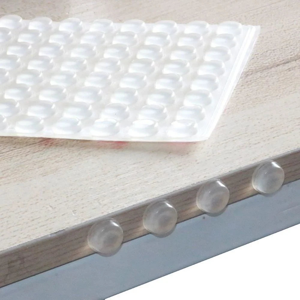 Self Adhesive Rubber Cabinet Bumpers & Door Damper Pads Cabinet Bumper Pads Qme