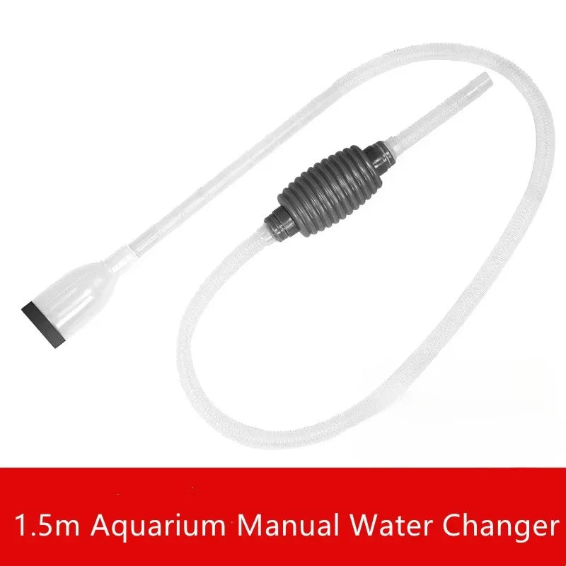 1.5M Aquarium Manual Siphon Pump & Gravel Cleaner Aquarium Gravel Cleaner Qme 1.5m