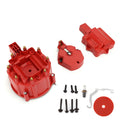 Distributor Cap Coil Rotor Kit – Chevy V8 265–502 Ignition Distributor Kit Qme red