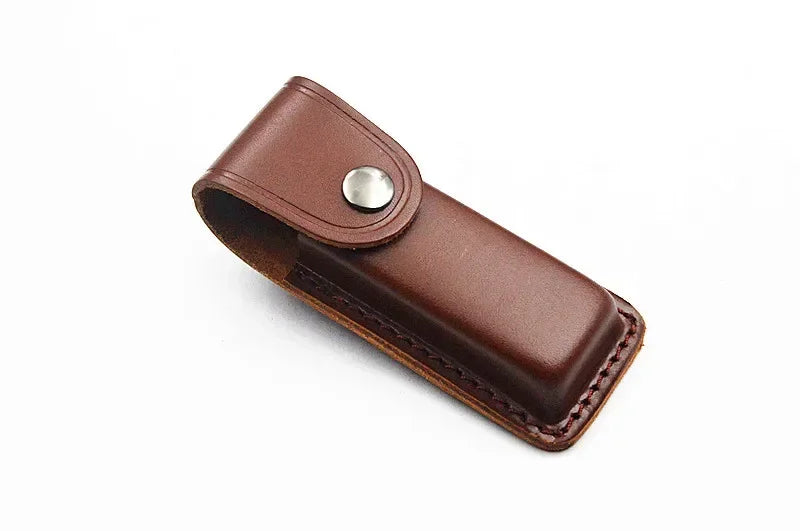 Swayboo Cowhide Leather Knife Sheath Fixed Blade Scabbard Leather Knife Sheath Qst NO.4