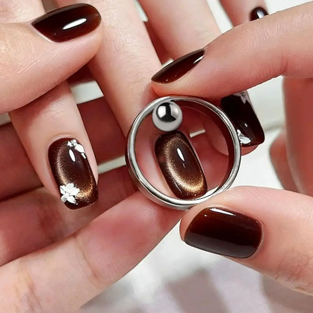 Cat Eye Nail Magnet Tool – DIY French Effect Nail Art Nail Art Magnet Tool Qme