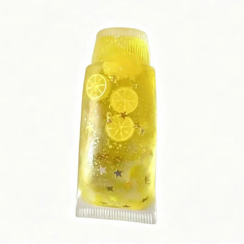 Fruit Squishy Toothpaste Slow Rising Fidget Sensory Toy Squishy Fidget Toy Qst yellow