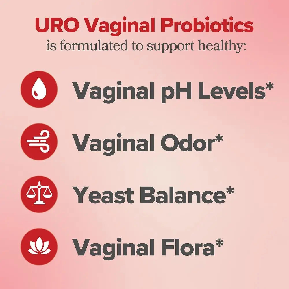 Women's Probiotic pH Balance – Lactobacillus & Prebiotics, 60 Caps Women's Probiotic Supplement Qst