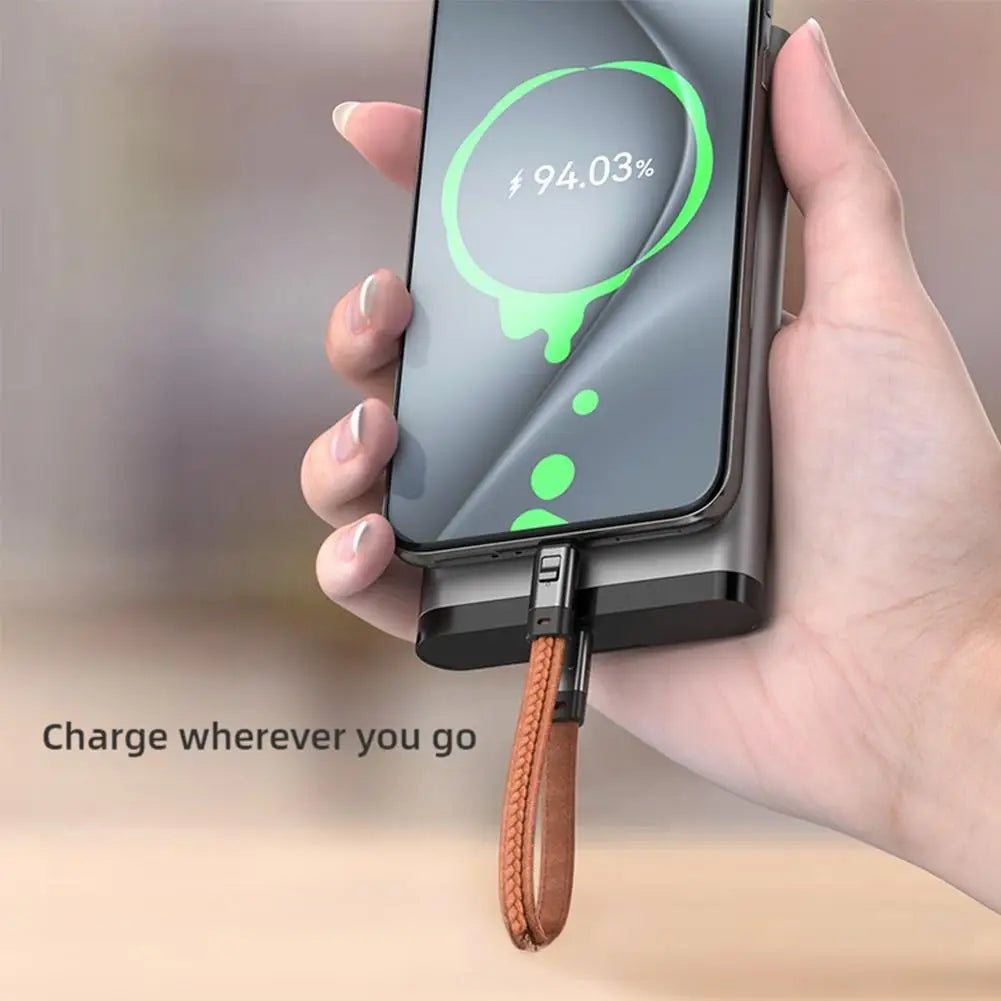 PD240W USB4 Keychain Cable 40Gbps USB-C Fast Charging USB4 Keychain Cable Qme