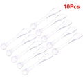 Eye Cream Roller-Tip Spoon Applicator for Facial Massage Skincare Massage Tool Qme 10Pcs Transparent