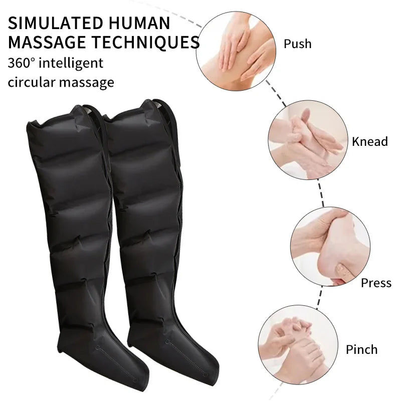 Electric Pneumatic Leg Massager – Thighs, Calves & Feet Leg Air Massager Qst