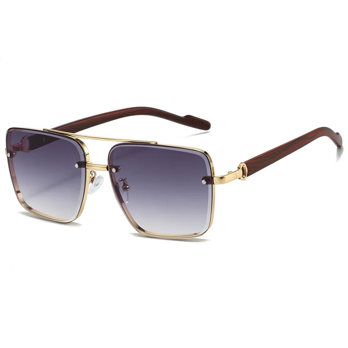 Retro Square Metal Sunglasses – Women's Driving Shades | Qme Retro Sunglasses Qme gradient grey